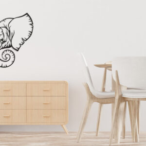 Wandpaneel Olifant 2